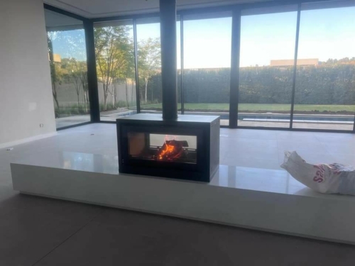 Firescape 1060 Double-Sided Built In Fireplace - Jetmaster